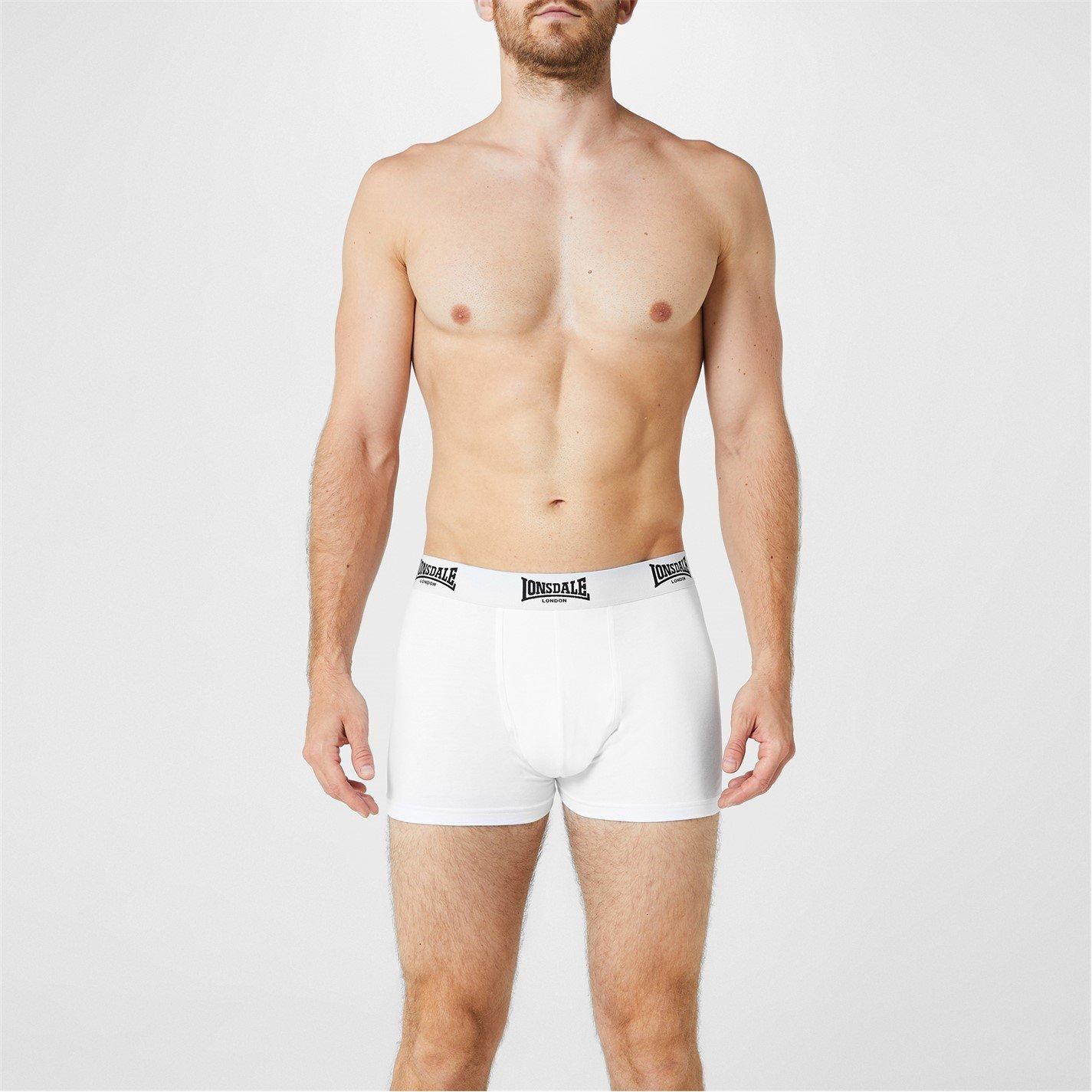 Lonsdale 2 Pack Trunk Mens