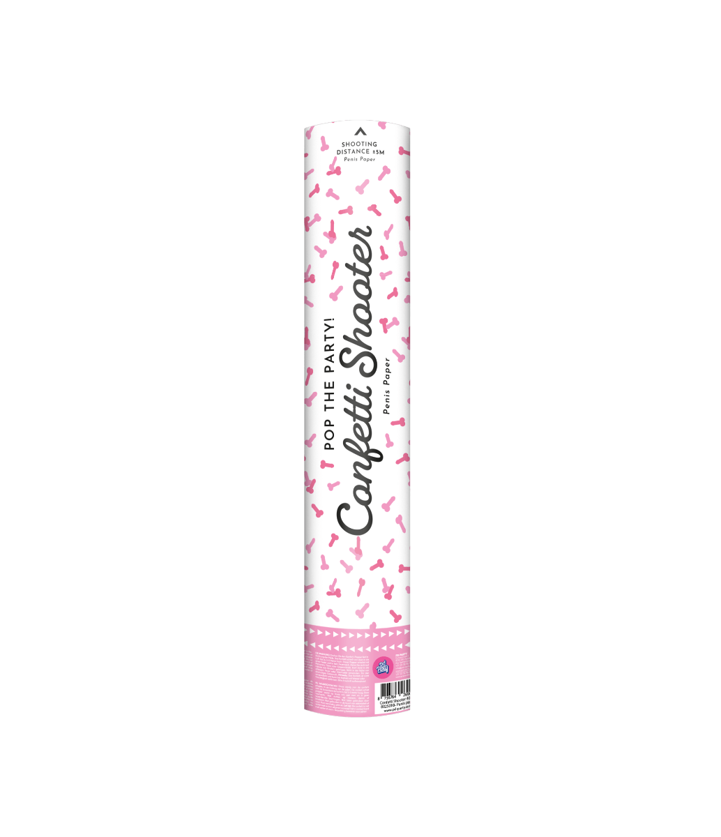 Penis Confetti Kanon Roze 40cm