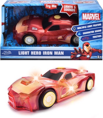 Marvel Iron Man Black Panther Light-Up Bil 1:32
