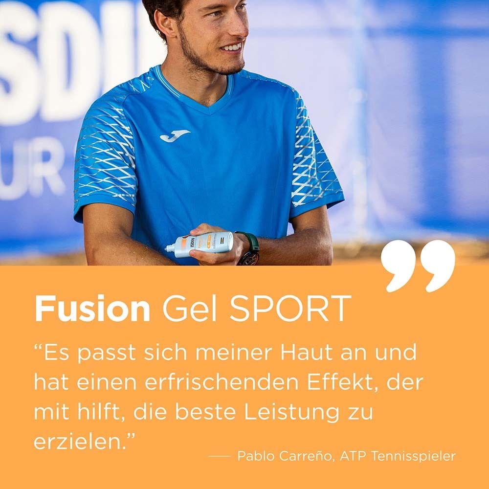 ISDIN FusionGel SPORT LSF50 extra wasserfest und schweißbeständiger Sonnenschutz mit ultraleichter Gel-Textur