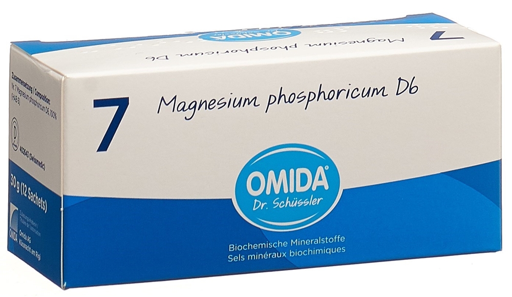 Omida Nr7 Magnesium phosphoricum 6 D<br>12 Stück, Beutel, Pulver