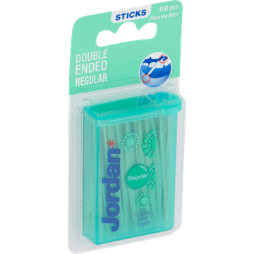 Jordan Sticks Fluoride Mint Double Ended Regular 100 Stuks