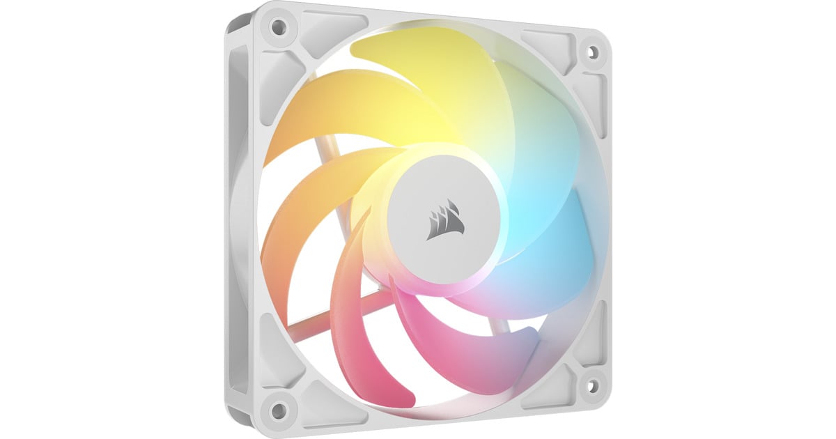 CorsairRS120-R ARGB PWM Reverse case fans  (Wit, 3 stuks, 120 x 120 x 25 mm)