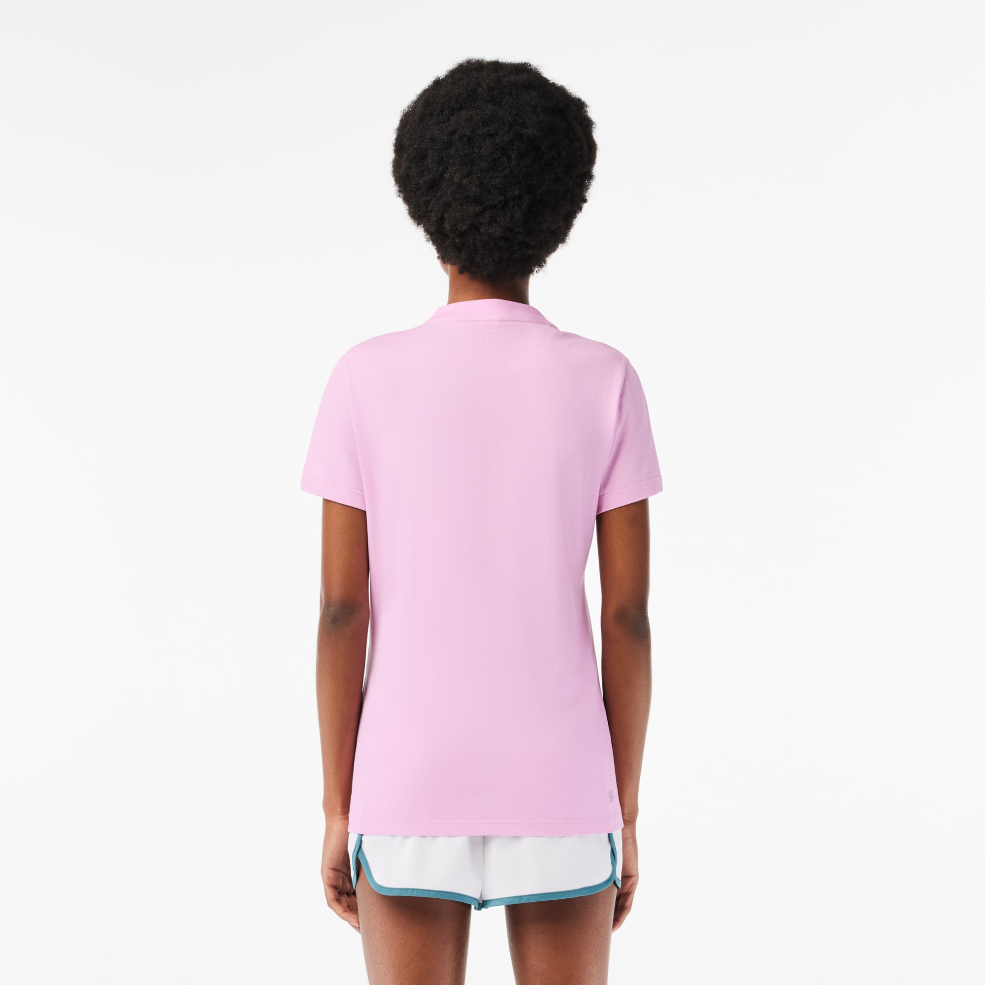 T-shirt jersey technique de coton biologique ultra-dry T-Shirts - Rose - Lacoste - Femme