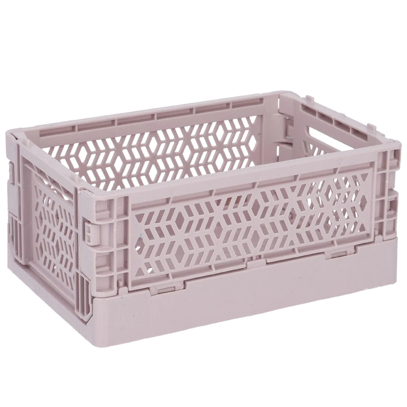 Klappbox, 15 x 9,5 x 6,5 cm, altrosa