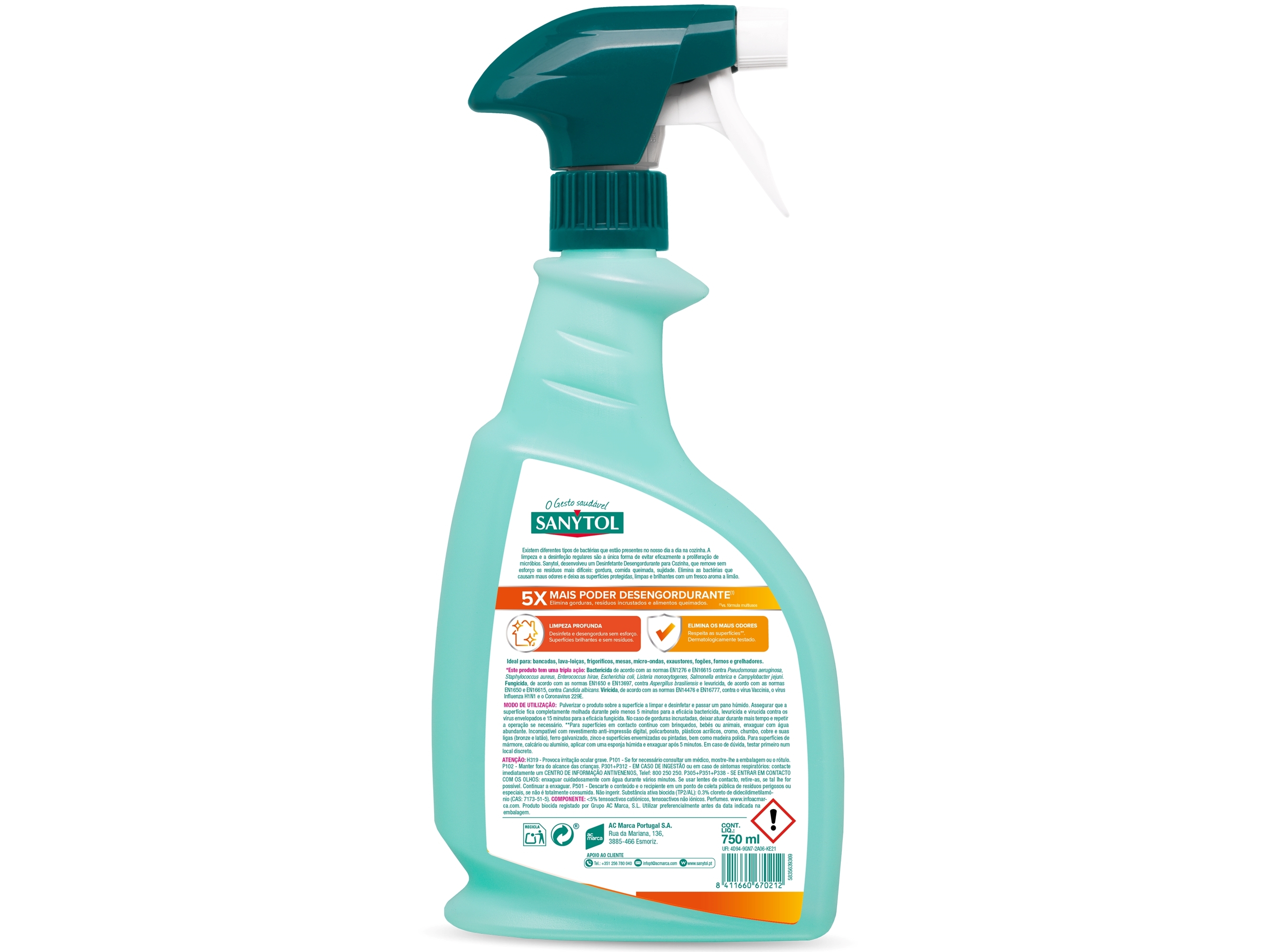 LIMPEZA COZINHA SANYTOL DESENGORDURANTE 750ML