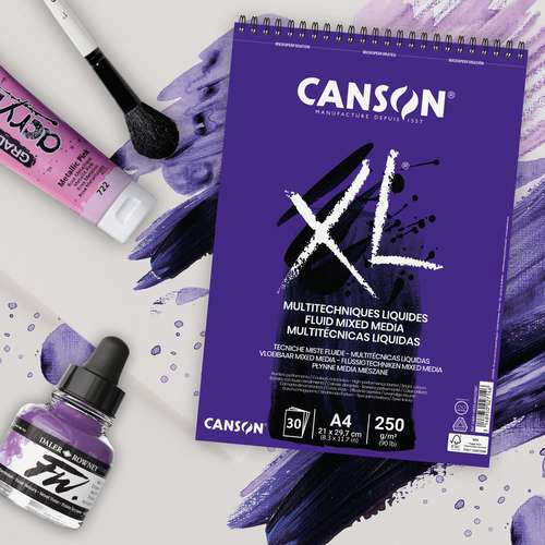 CANSON® XL® Fluid Mixed Media Spiralblock