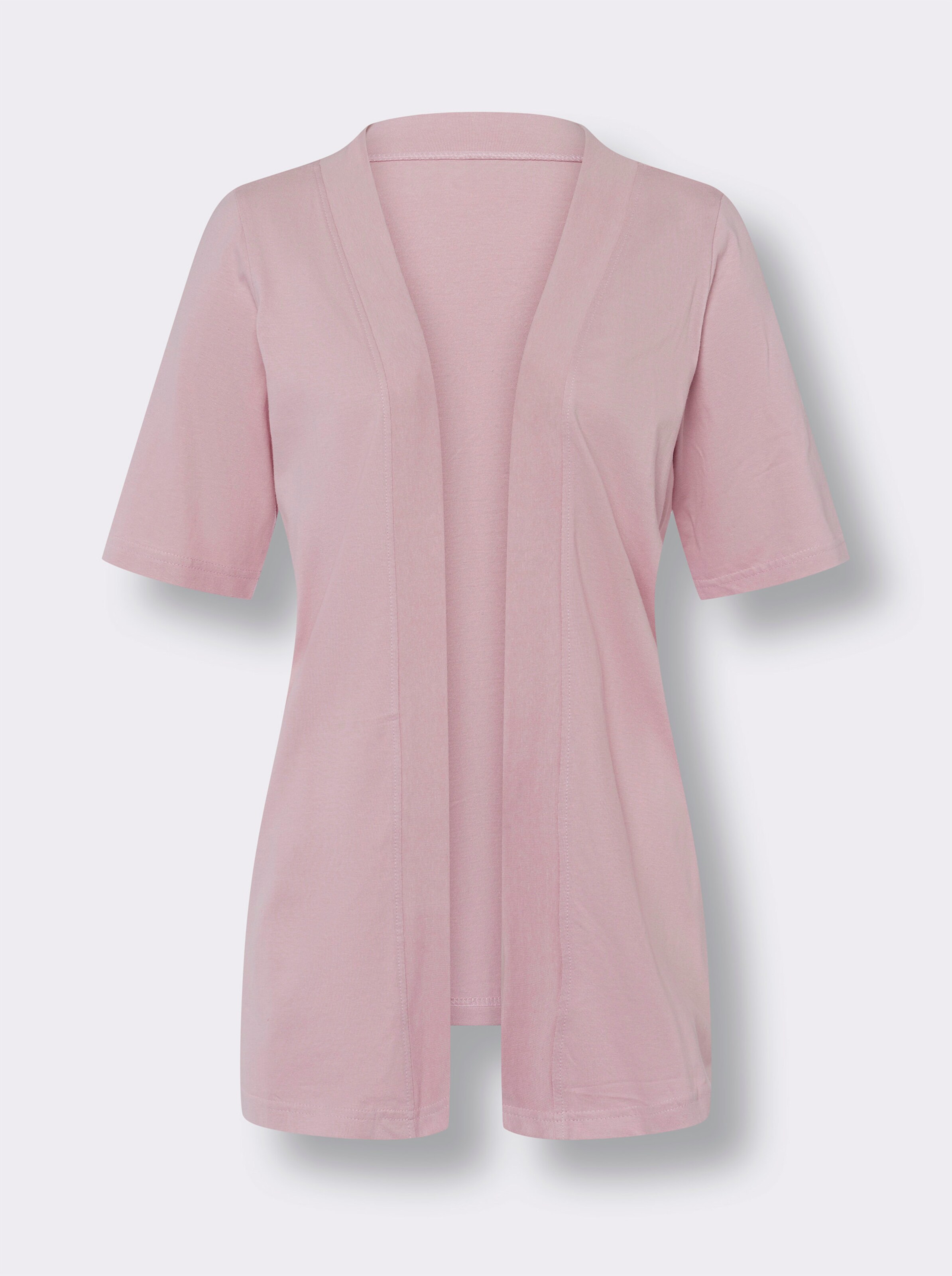 Shirtjacke in langer Form