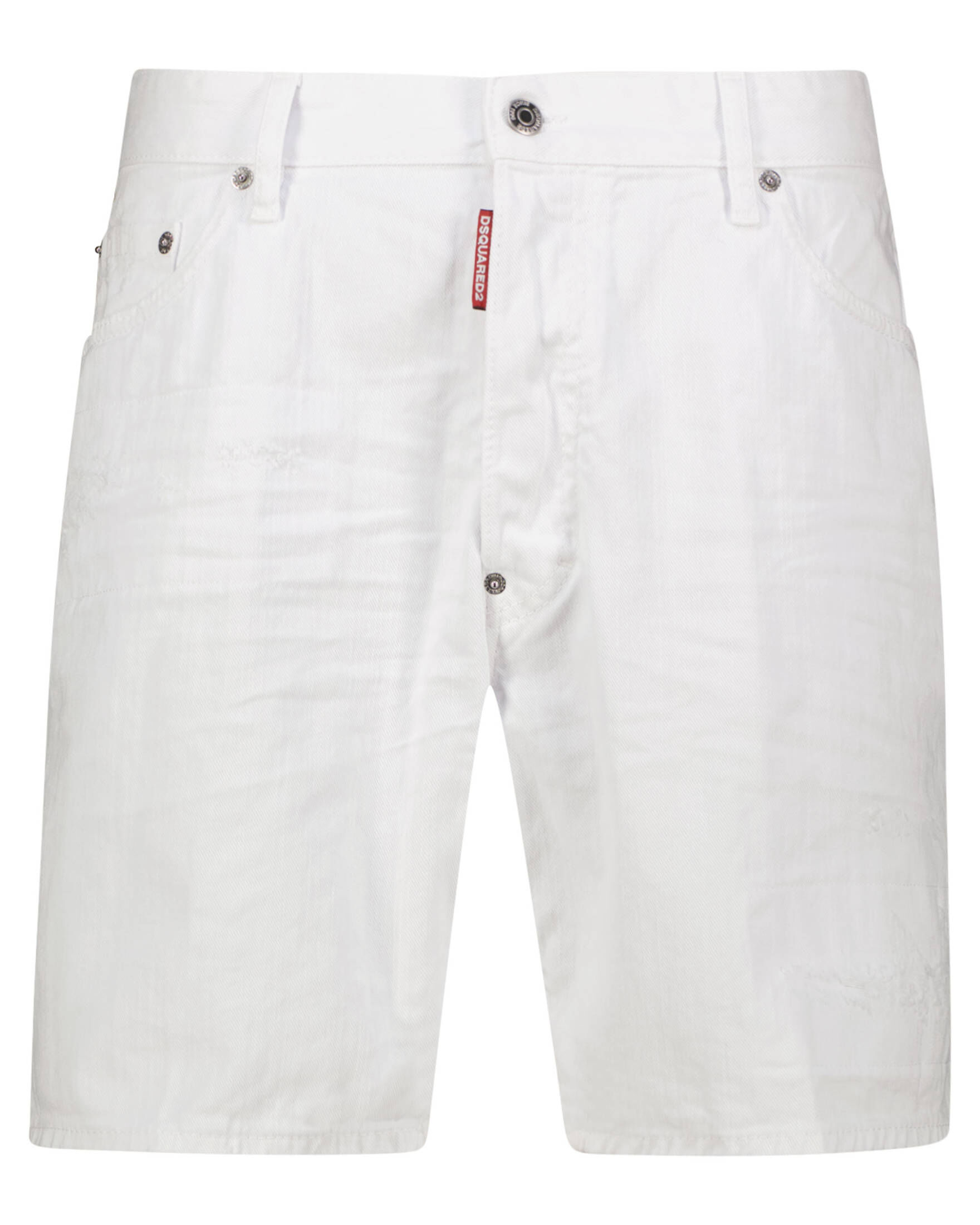 Dsquared2| Herren Jeanshorts WHITE BULL MARINE SHORTS Slim Fit