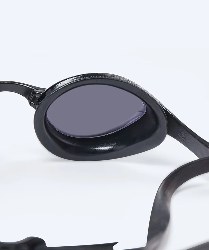 Watery Elite svømmebrille - Murphy Mirror - Sort/sølv