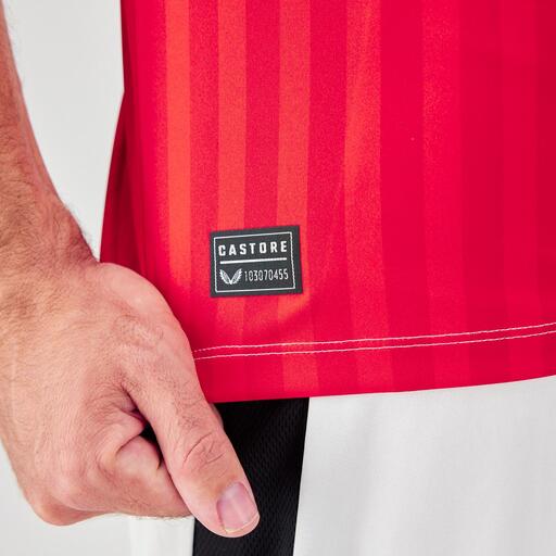 Uniforme do Feyenoord para jogos em casa, temporada 23/24