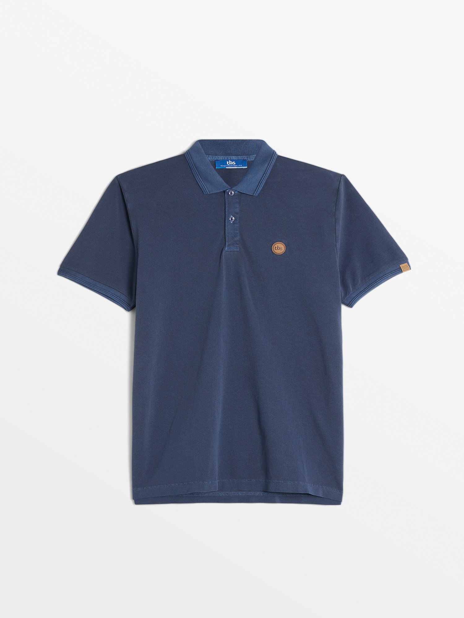 Polo Homme Manches Courtes Marine