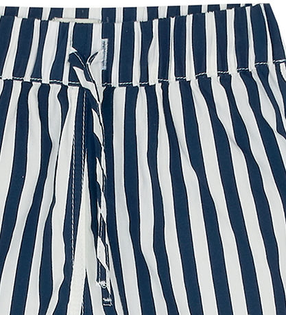 Mads N?rgaard Shorts - Sacky - White Alyssum/Saragasso Sea