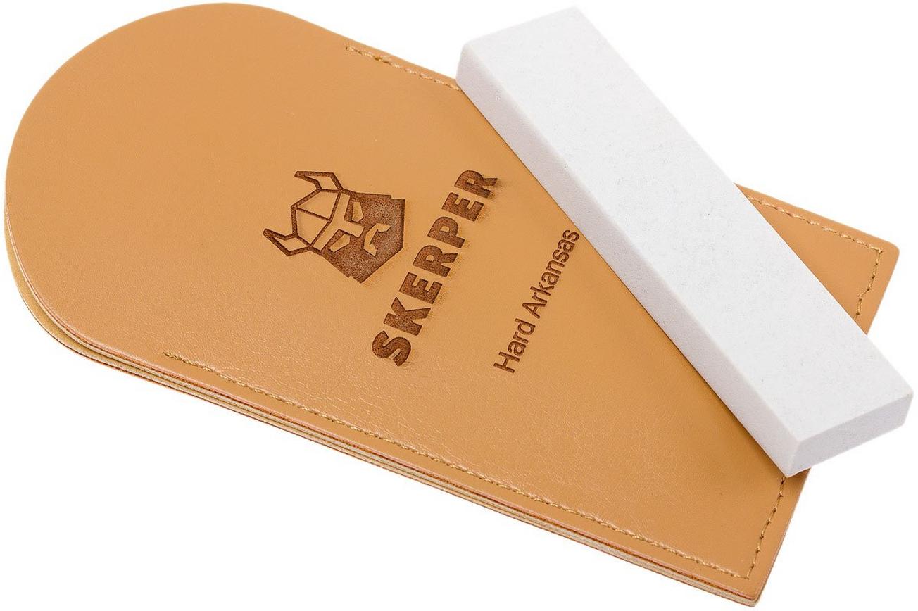 Skerper Arkansas pocketslijpsteen NAPO10, Hard Arkansas