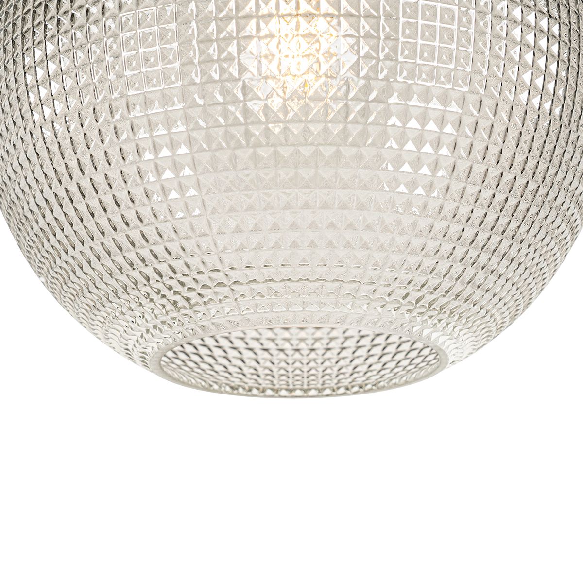 Design vloerlamp zwart met smoke glas - Chico