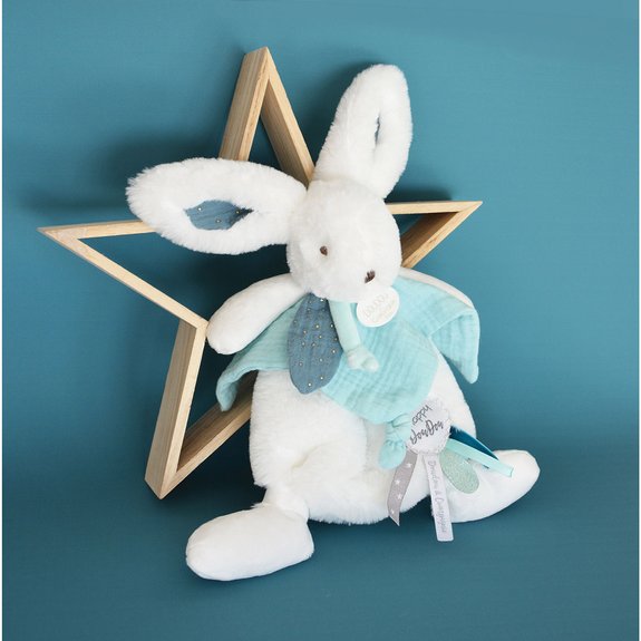 Doudou Pop Happy Pompon Paon