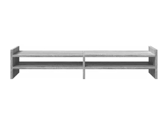 Support de moniteur sonoma gris 100x27x20 cm bois d'ingénierie