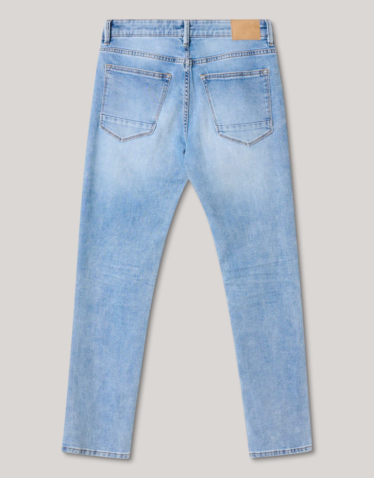 Slim Straight Fit Jeans Bleached L34