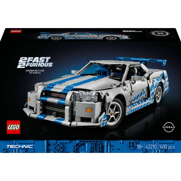 LEGO Technic Velocidade Furiosa Carro Nissan Skyline GT-R (R34) - 42210