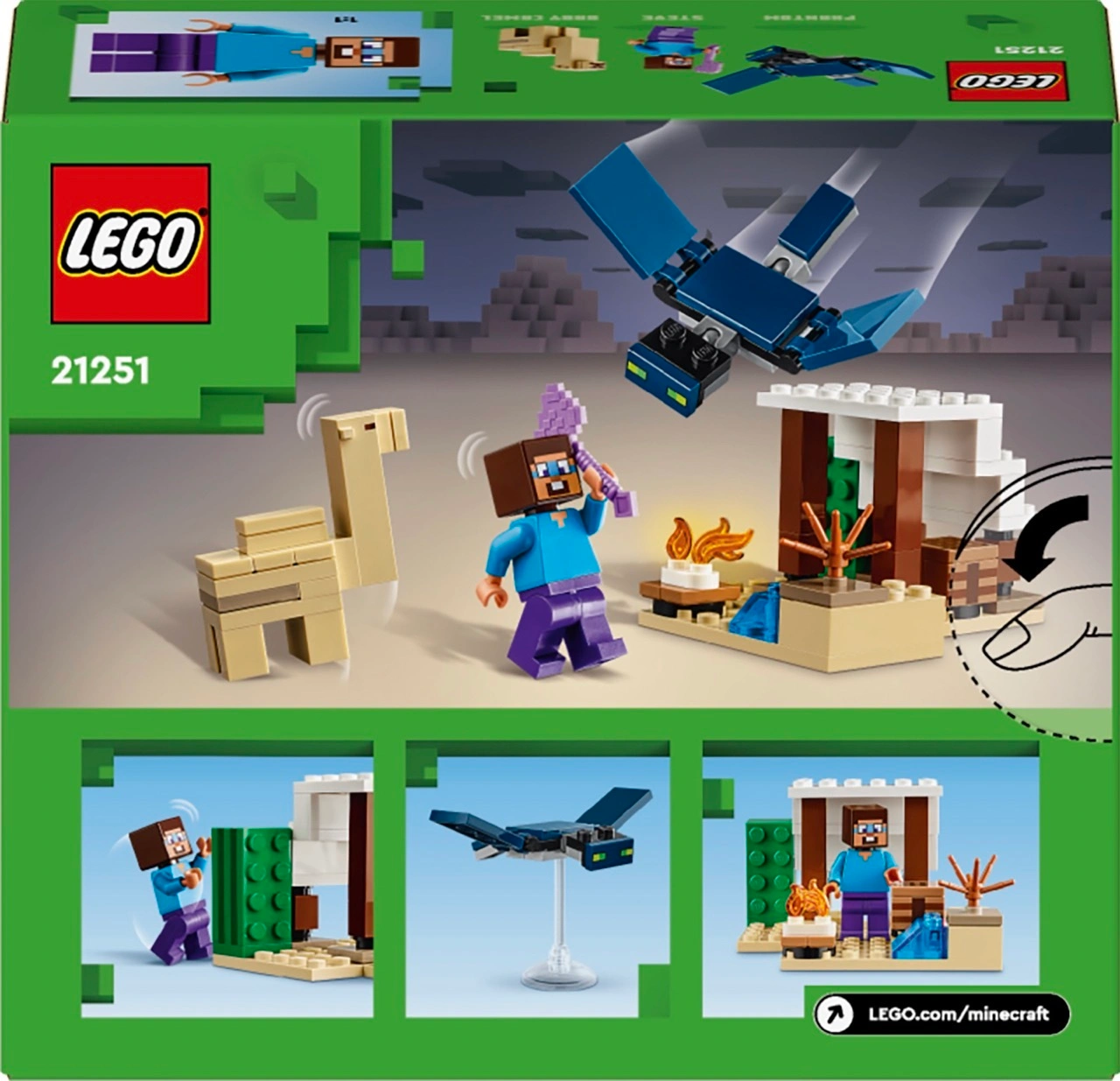 LEGO® Minecraft™ 21251 STEVES WÜSTENEXPEDITION