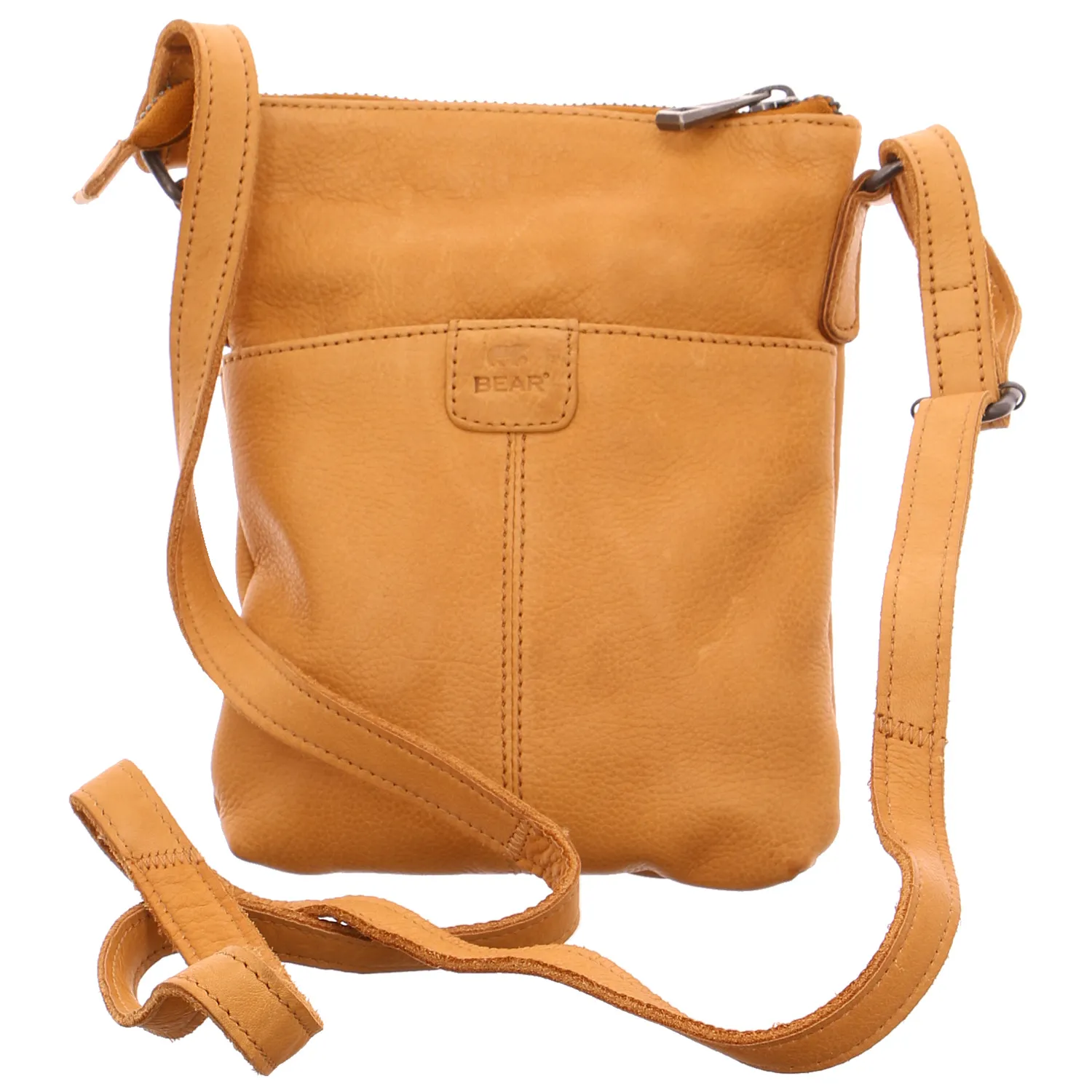 BEAR DESIGN Handytasche Gelb Leder  Handybag