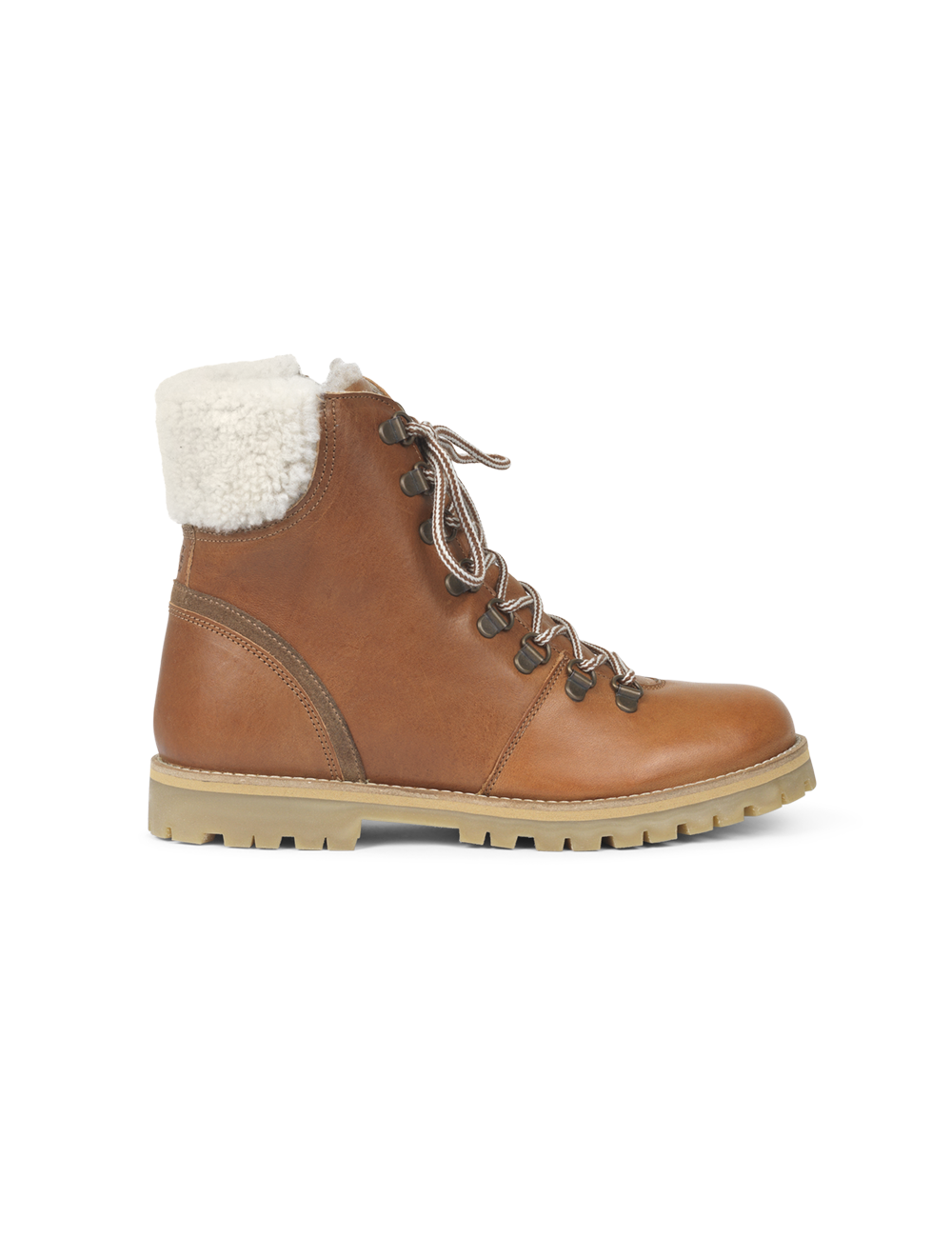 Shearling Winter Boot Women - Cognac