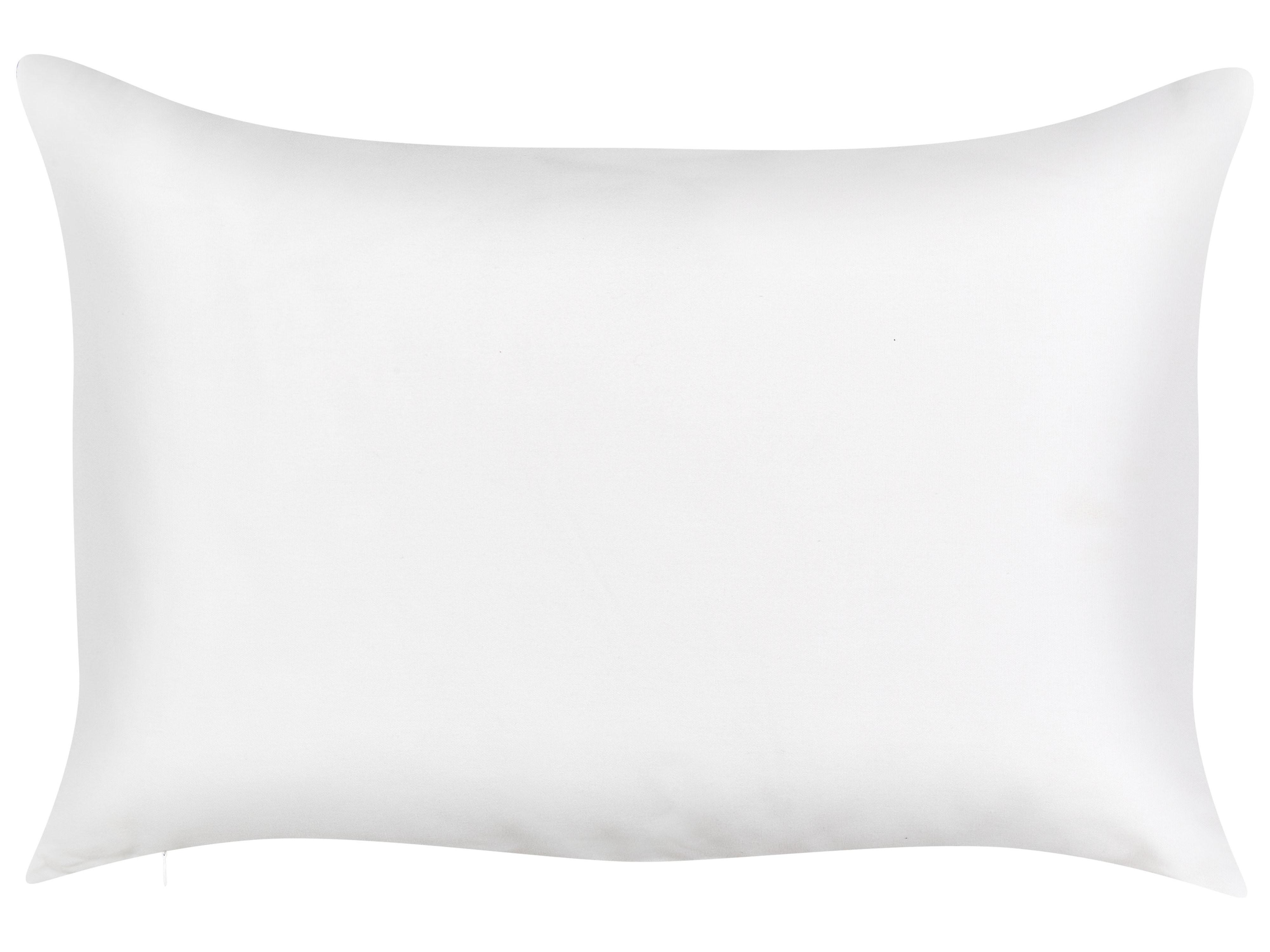 Set van 2 tuinkussens LOANO bladpatroon 40 x 60 cm Groen
