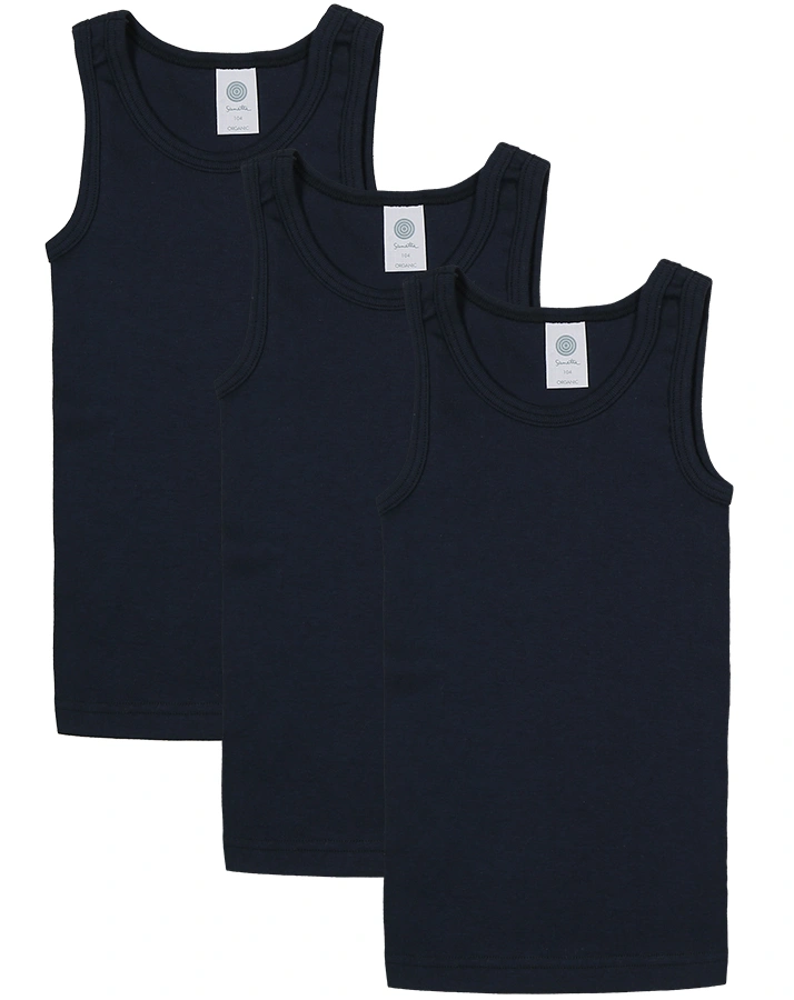 Unterhemd CLASSIC 3er-Pack in neptun