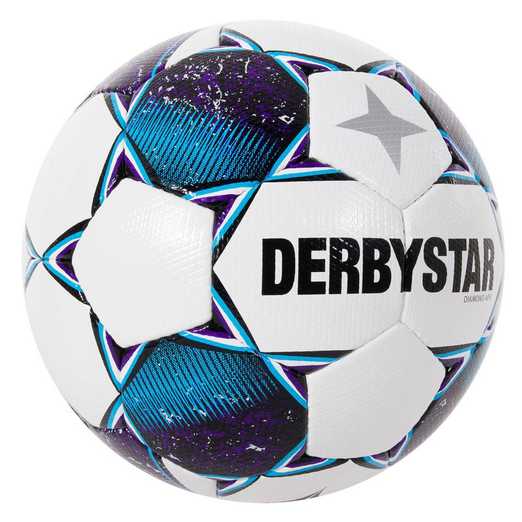 Derbystar junior voetbal Diamond ll wit maat 5