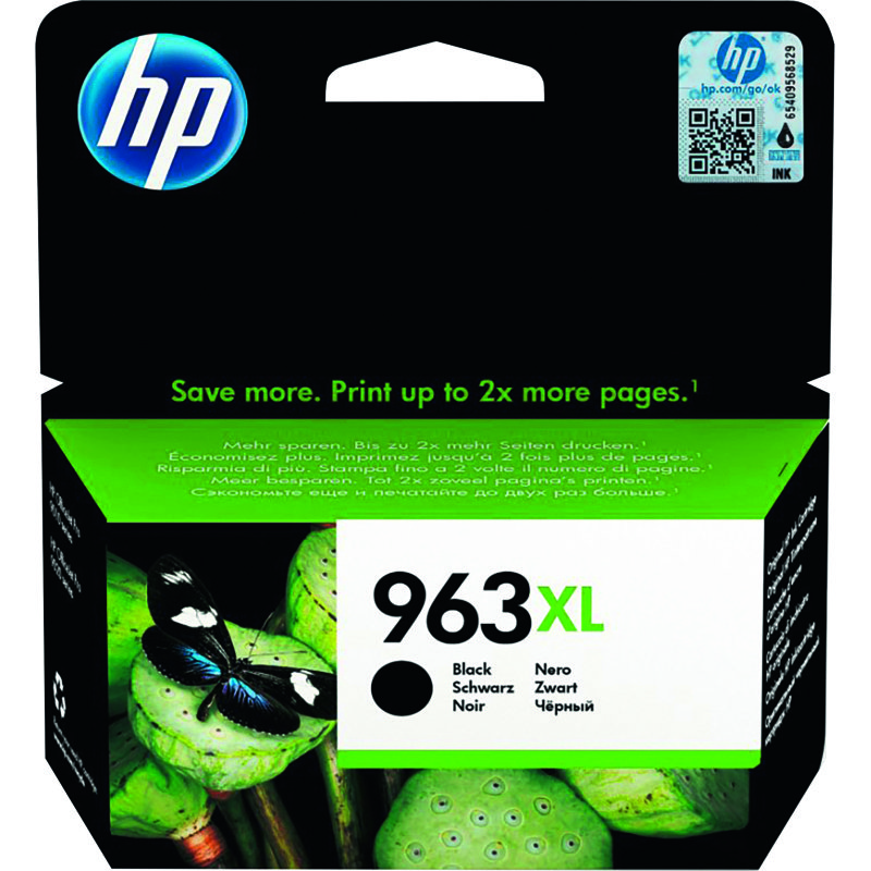 HP 963XL - 3JA30AE Cartouche noire pour imprimante jet d'encre