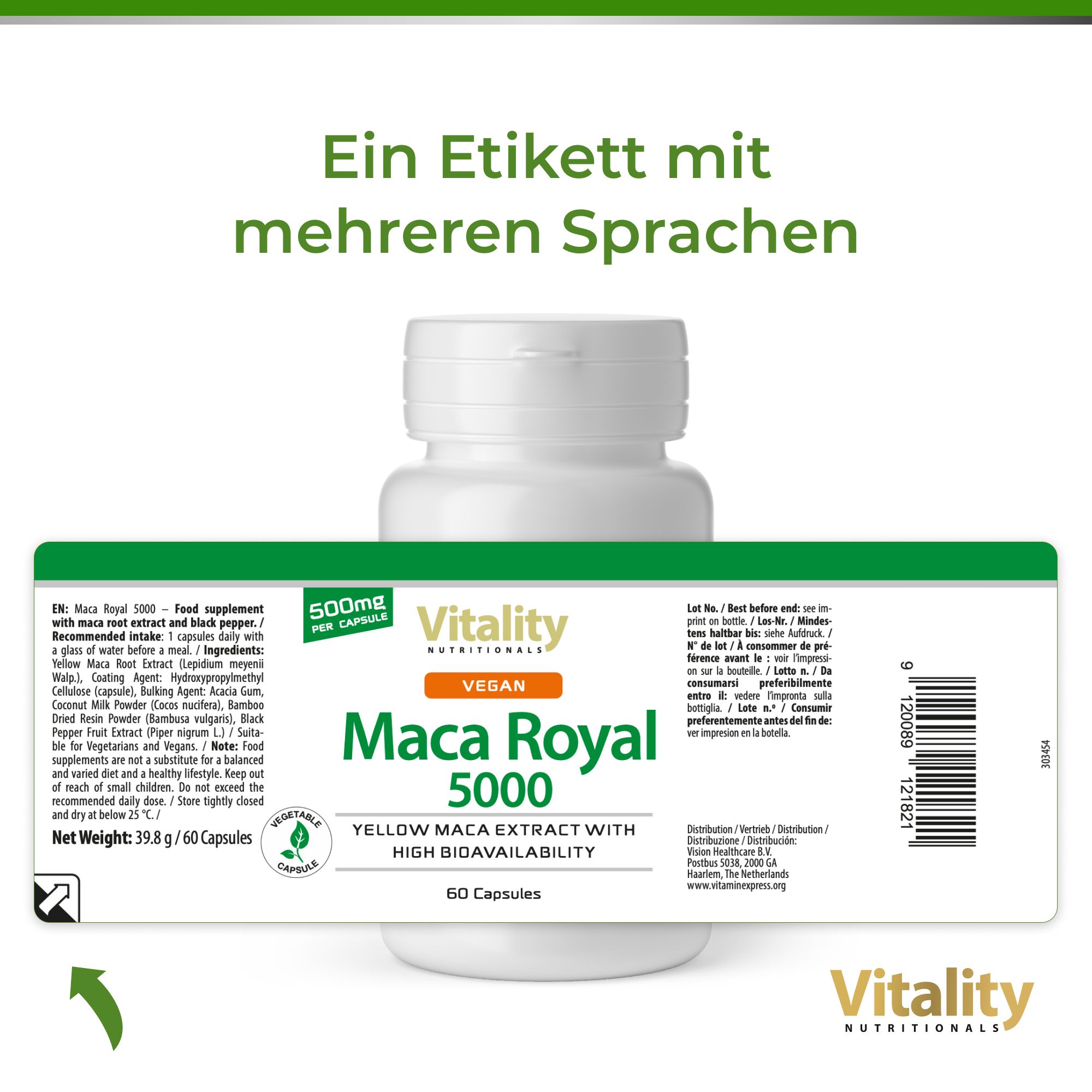 Maca Royal 5000 Vitality Nutritionals