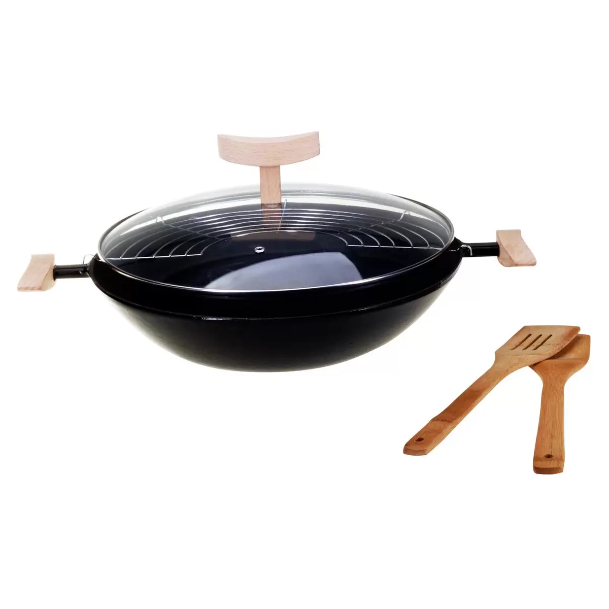 Wok-Set Shanghai Schwarz