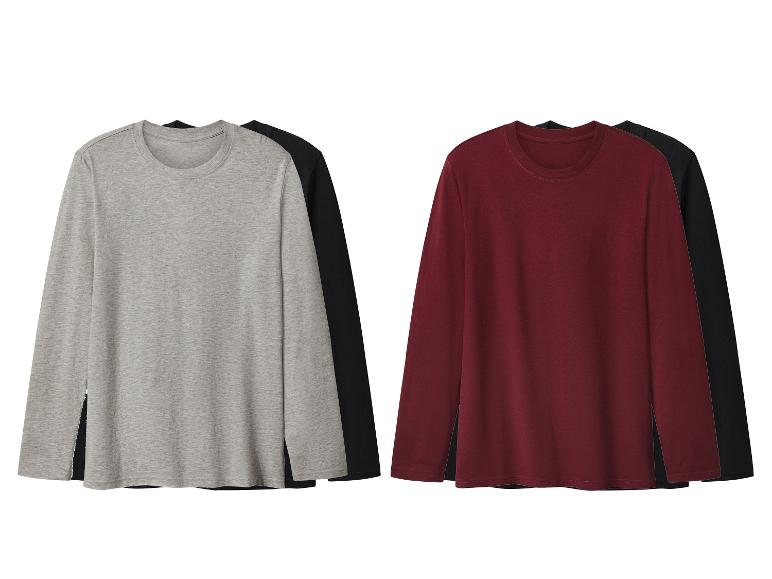 Set van 2 heren shirts met lange mouwen