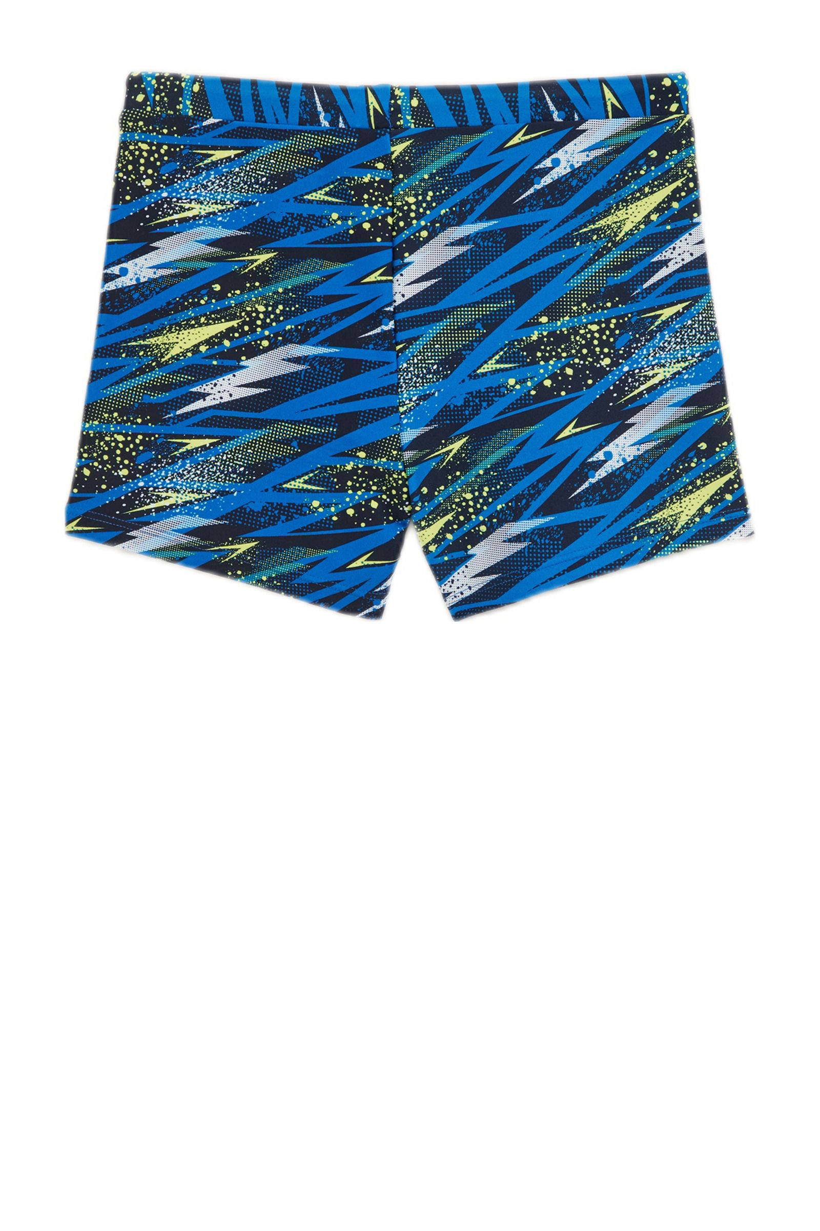 WE Fashion zwemboxer blauw/geel