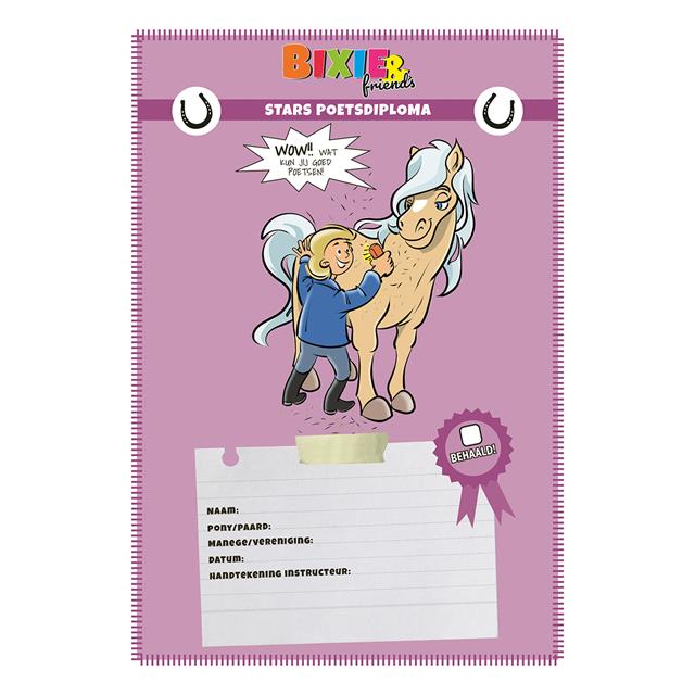 Diploma KNHS Bixie&Friends Stars Poetsdiploma