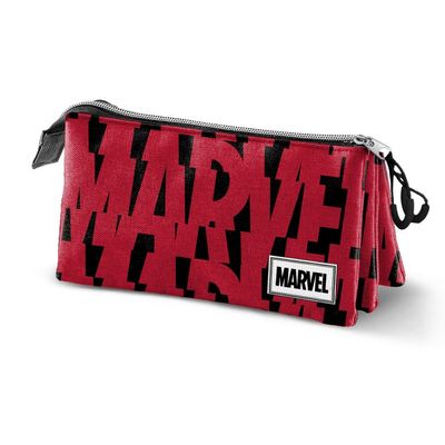 Marvel - Trousse 3 compartiments - rouge - Karactermania