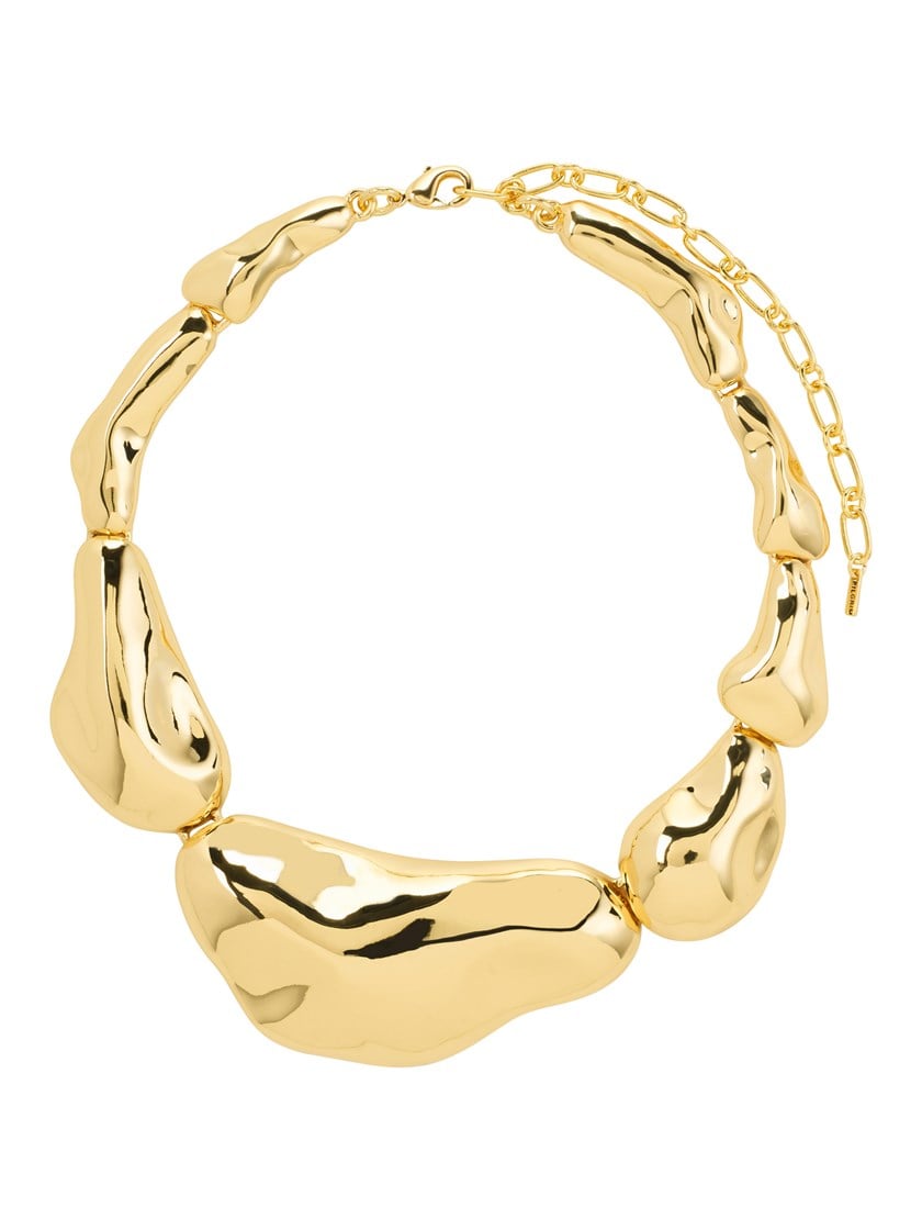 Free Statement Necklace Gold-P Old Gold