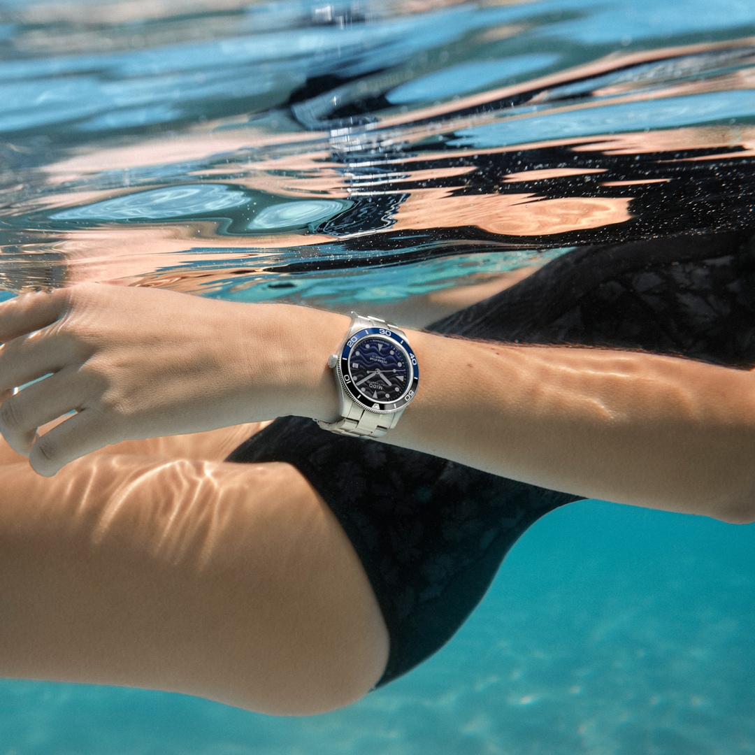 Mido Ocean Star 39 Automatik Blau