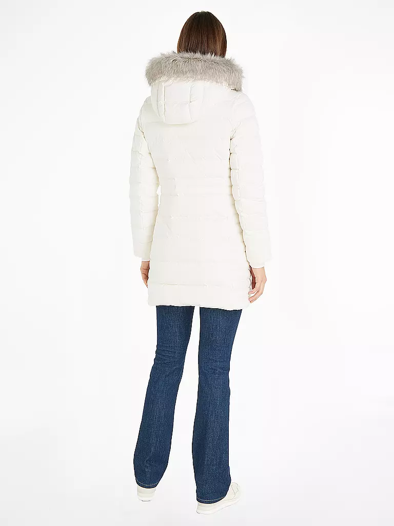 TOMMY HILFIGER Steppmantel weiss