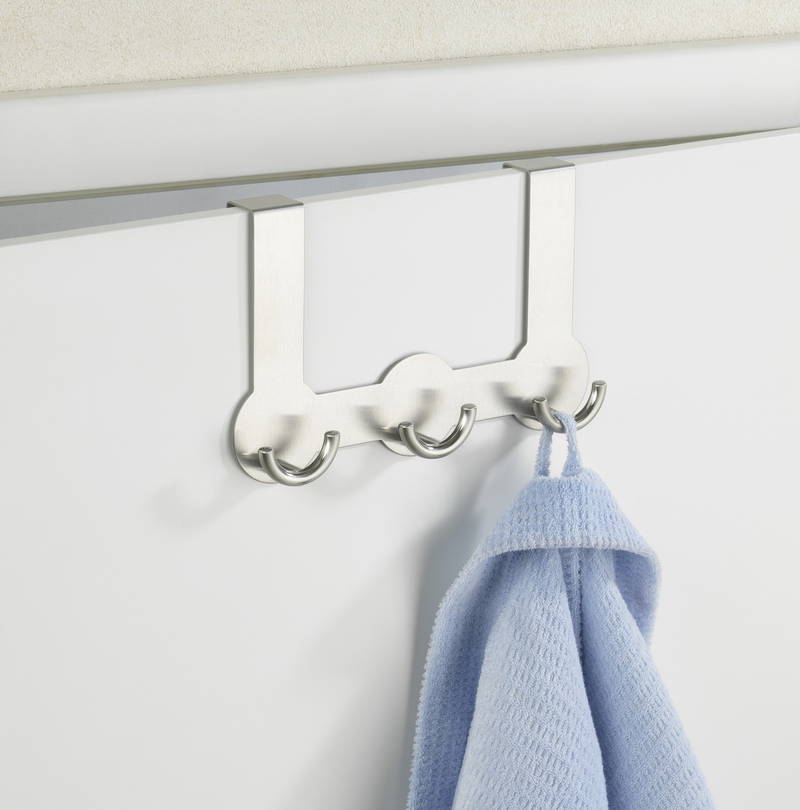 Wenko Edelstahl Türgarderobe Rondo
