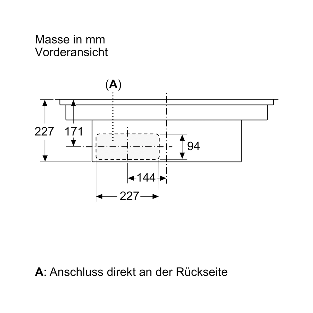 Bosch PXX801D67E Induktionskochfeld flächenbündig mit integriertem Dunstabzug 80cm