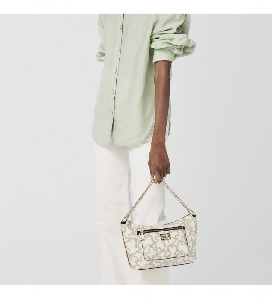 Bolsa de ombro Tous - Baguette K Icon Multi Bege