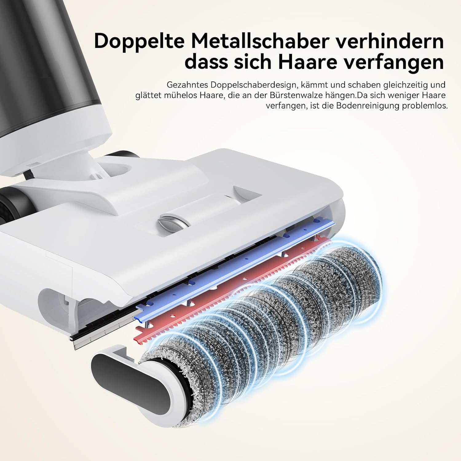 JONR ED20 Pro 4-in-1 Nass Trocken Komplett-Staubsauger, 17000 Pa Vakuumsaugleistung, Selbstreinigung und automatische Trocknung mit einem klick, Intelligente Spracherinnerung