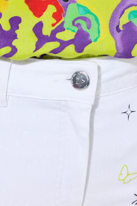 7/8-Jeans Amy, gerades Bein, 5-Pocket, schneeweiß