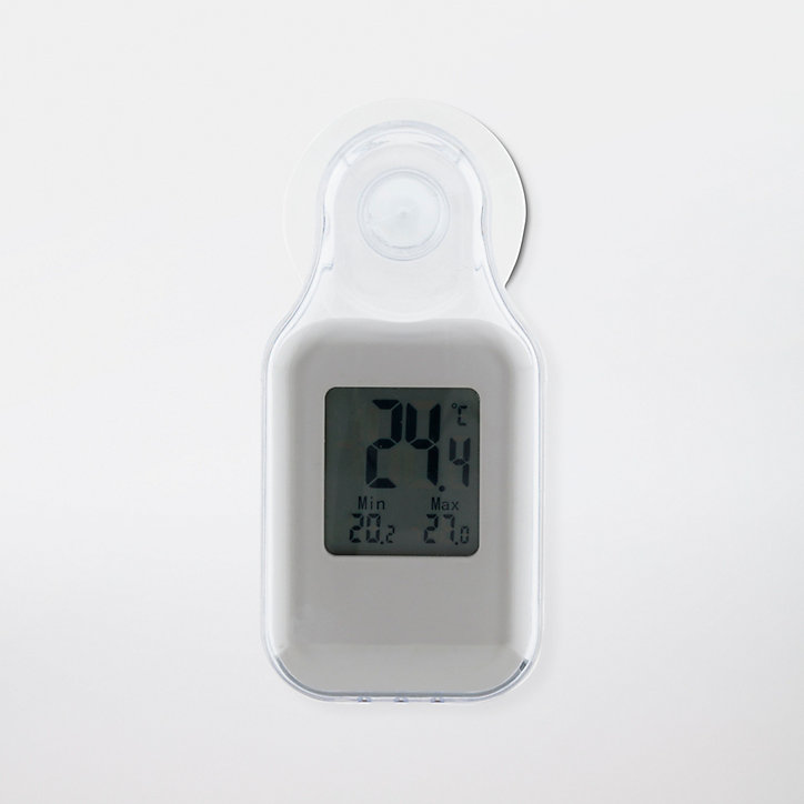 Thermomètre digital intérieur/extérieur Otio blanc