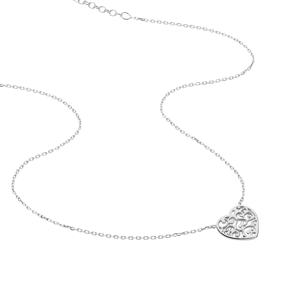 Collier Aelaig Argent Blanc