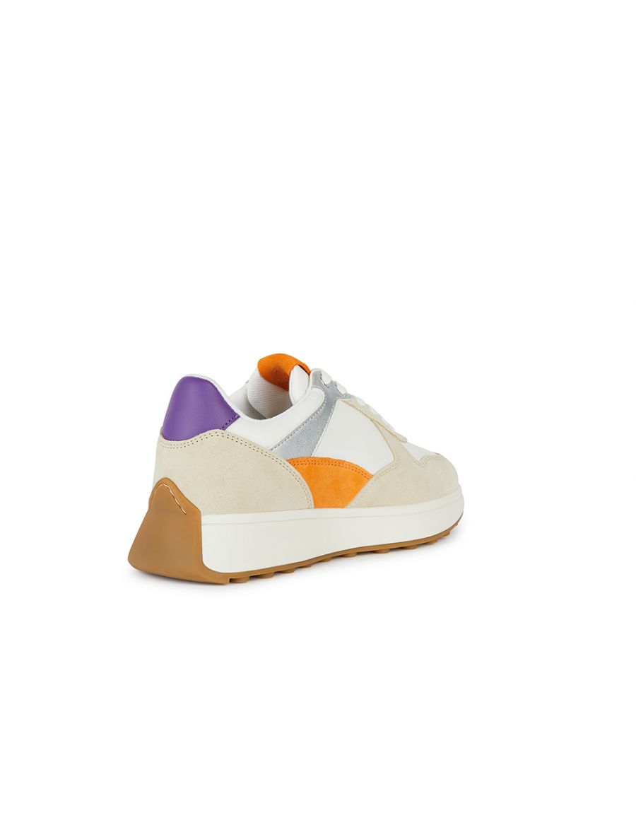Baskets cuir blanc