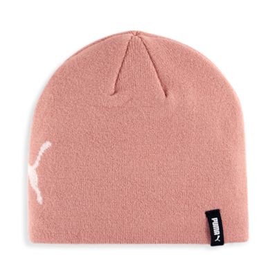 PumaEss No 1 Logo Cuffless Beanie Jr - rosa