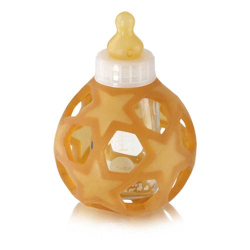 Biberon blanc en verre 120 ml Hevea