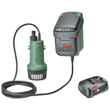 Bosch 18V waterpomp Gardenpump incl. 2.5Ah accu   oplader